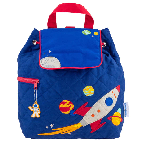 Personalized Quilted Backpack - Space