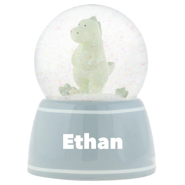 Personalized Snow Globe- Dino