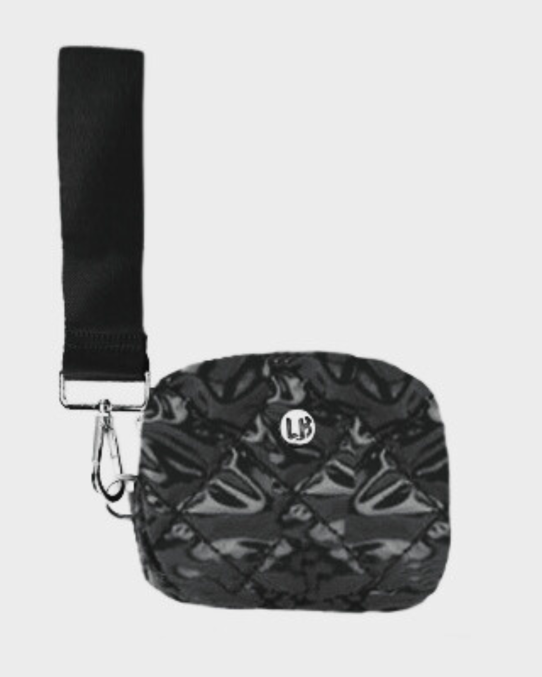 Puffer Wristlet Wallet - onyx