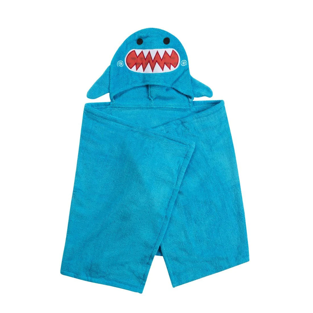 Personalized Kids Plush Terry Hooded Bath Towel - Shark