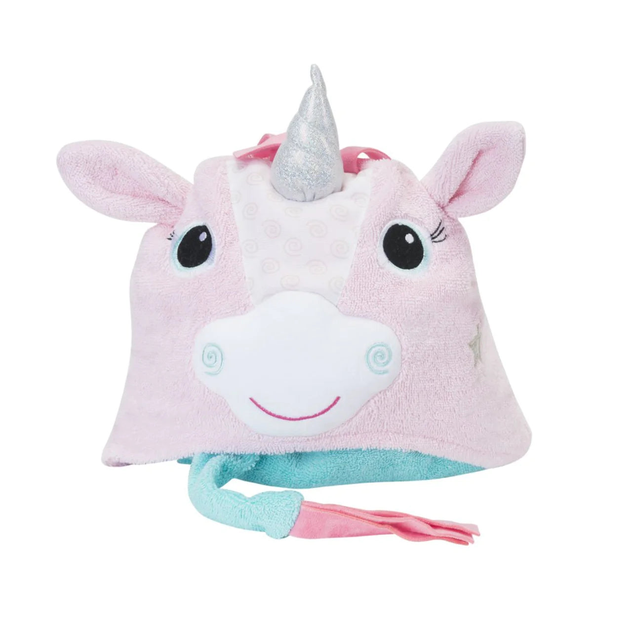 Personalized kids Bath Towel - Terry Hooded - Allie Alicorn
