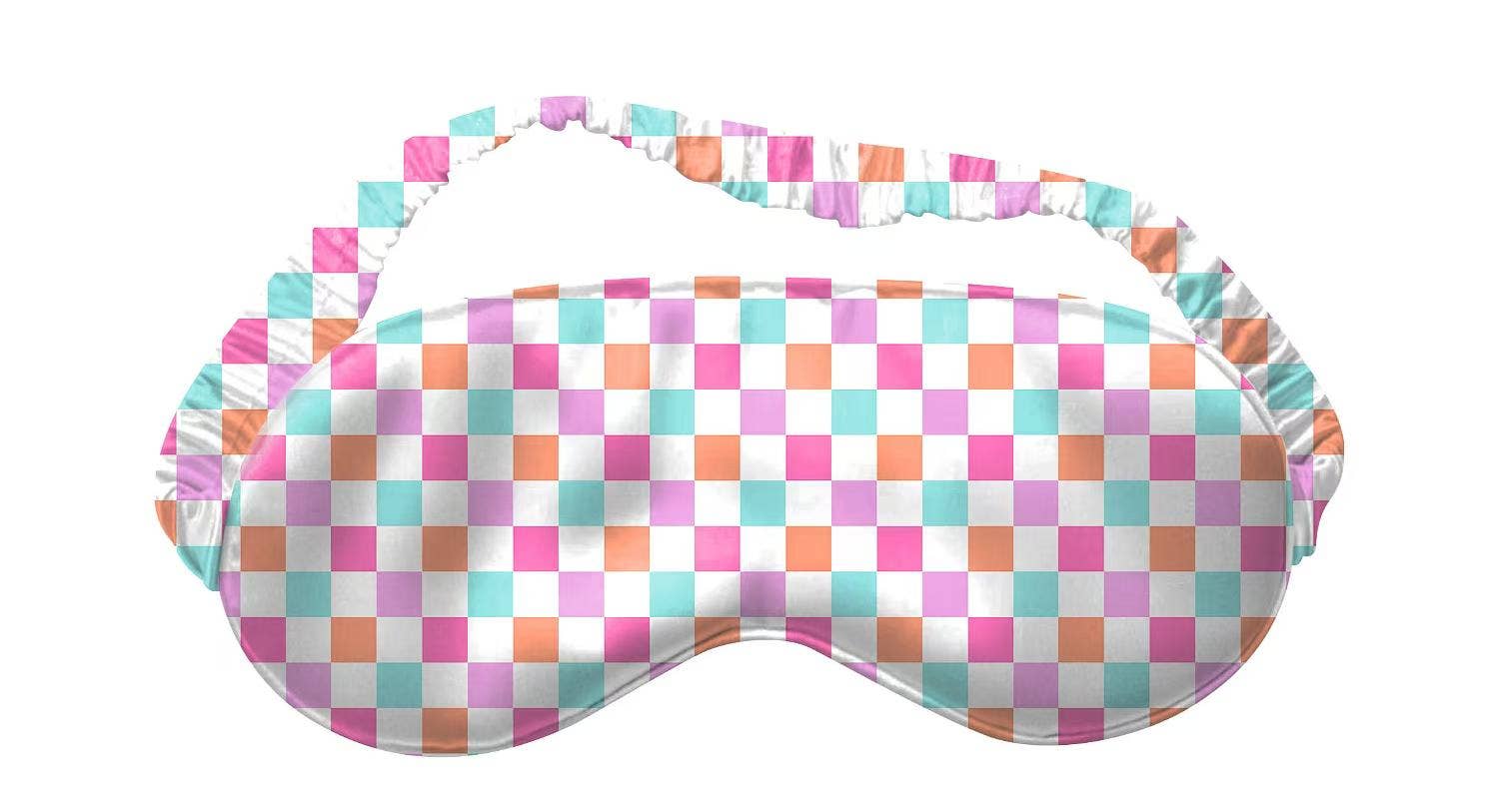 Karma Check Satin Sleep Mask Eye Cover for Bed