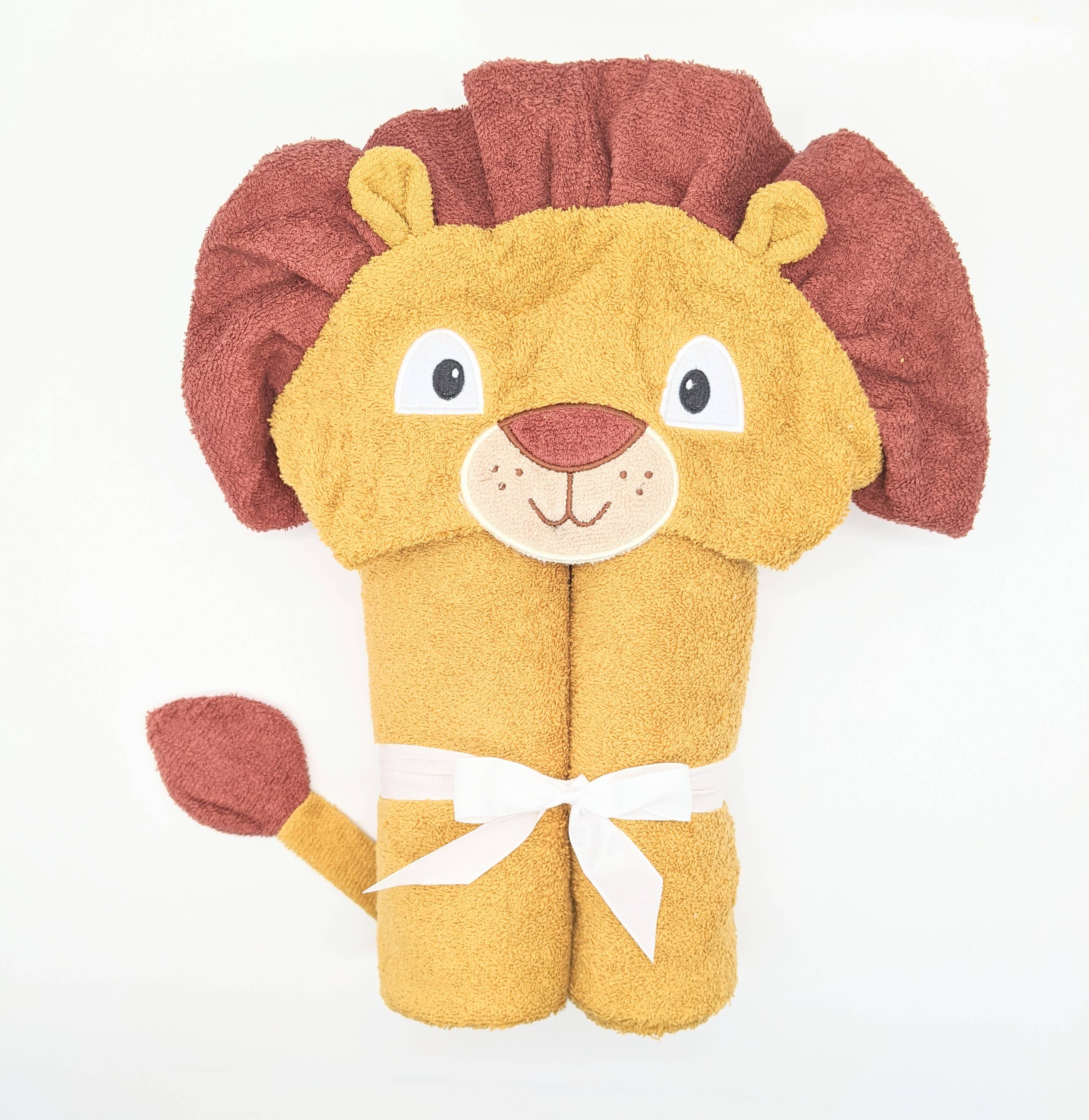 Personalized hooded towel - Lion