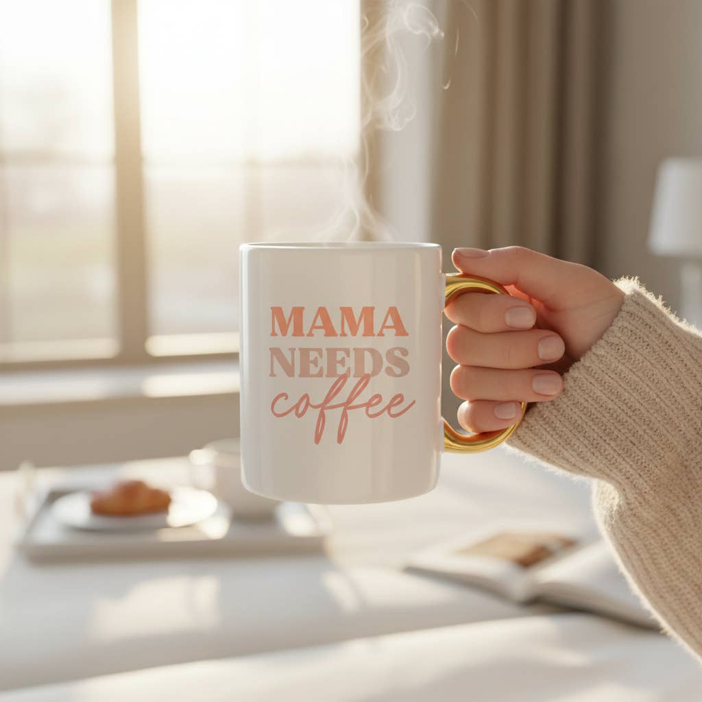 Ceramic Mug–Mama Needs Coffee