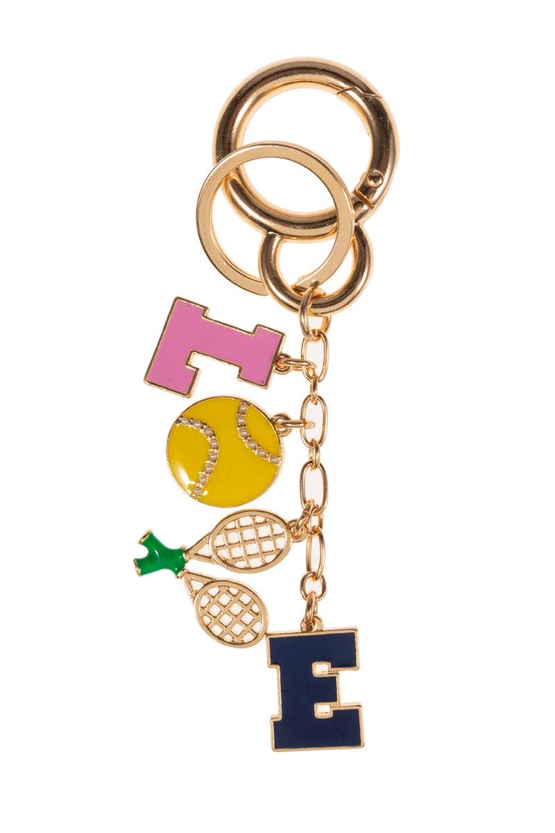 Love Tennis Keychain