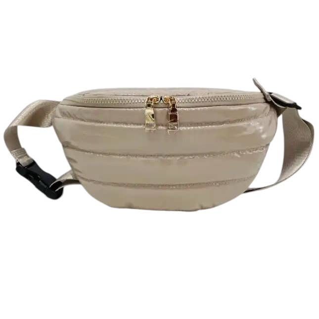 Sac ceinture Puffer : Tan