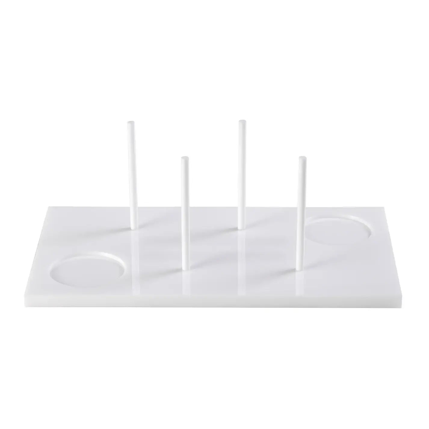 Bagels on Board WhiteTray - Acrylic