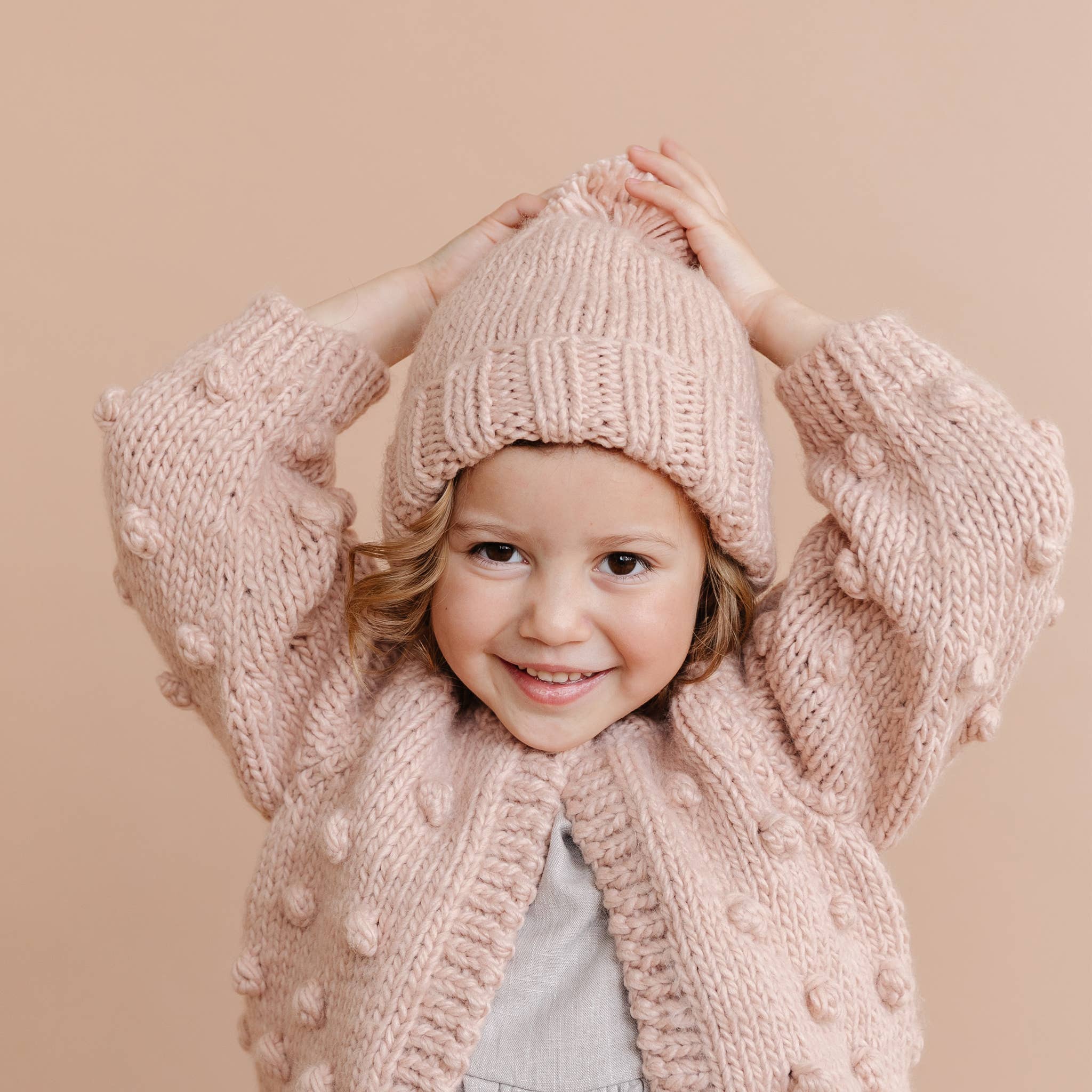 Classic Pom Hat - Blush