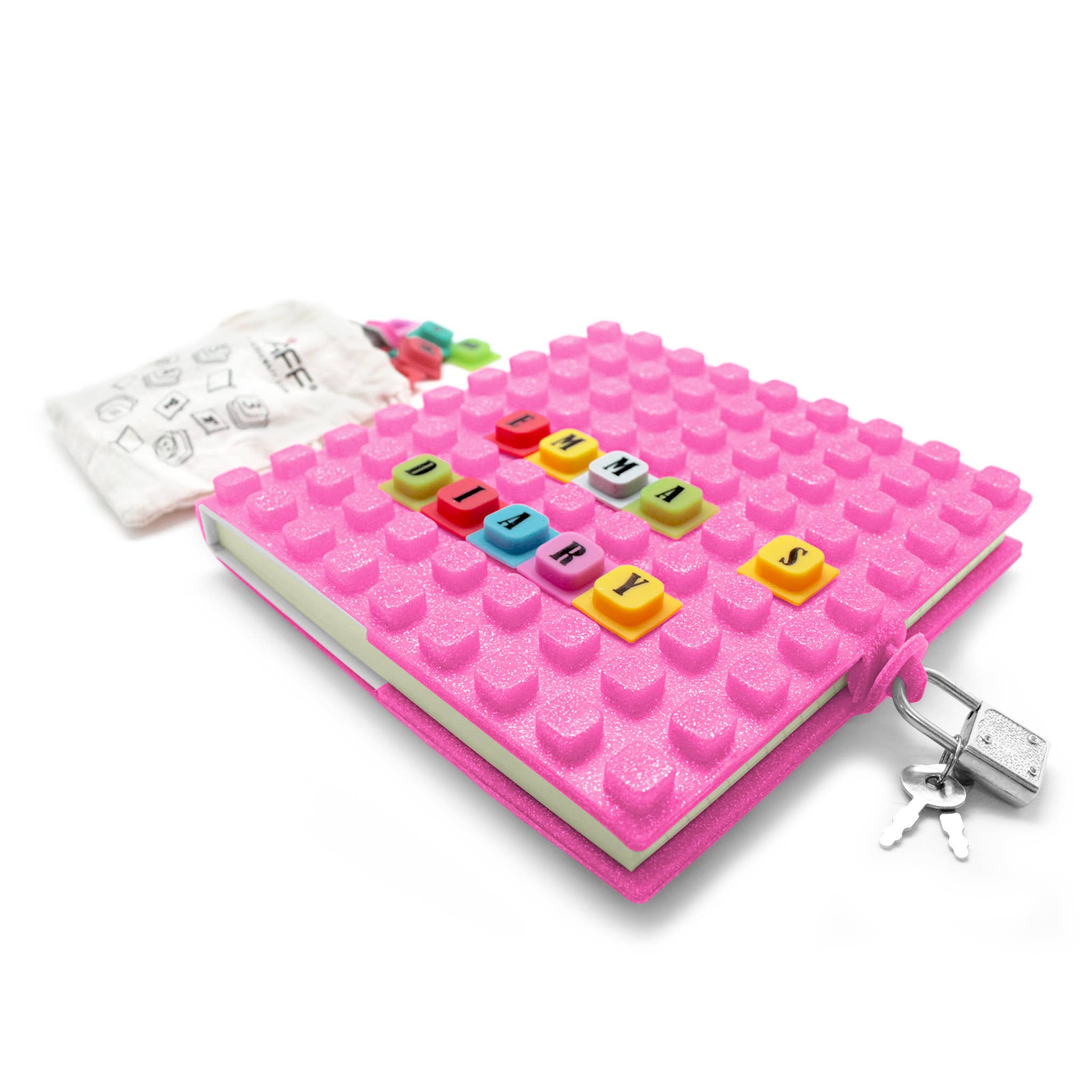 DIY Pink Glitter Secret Diary