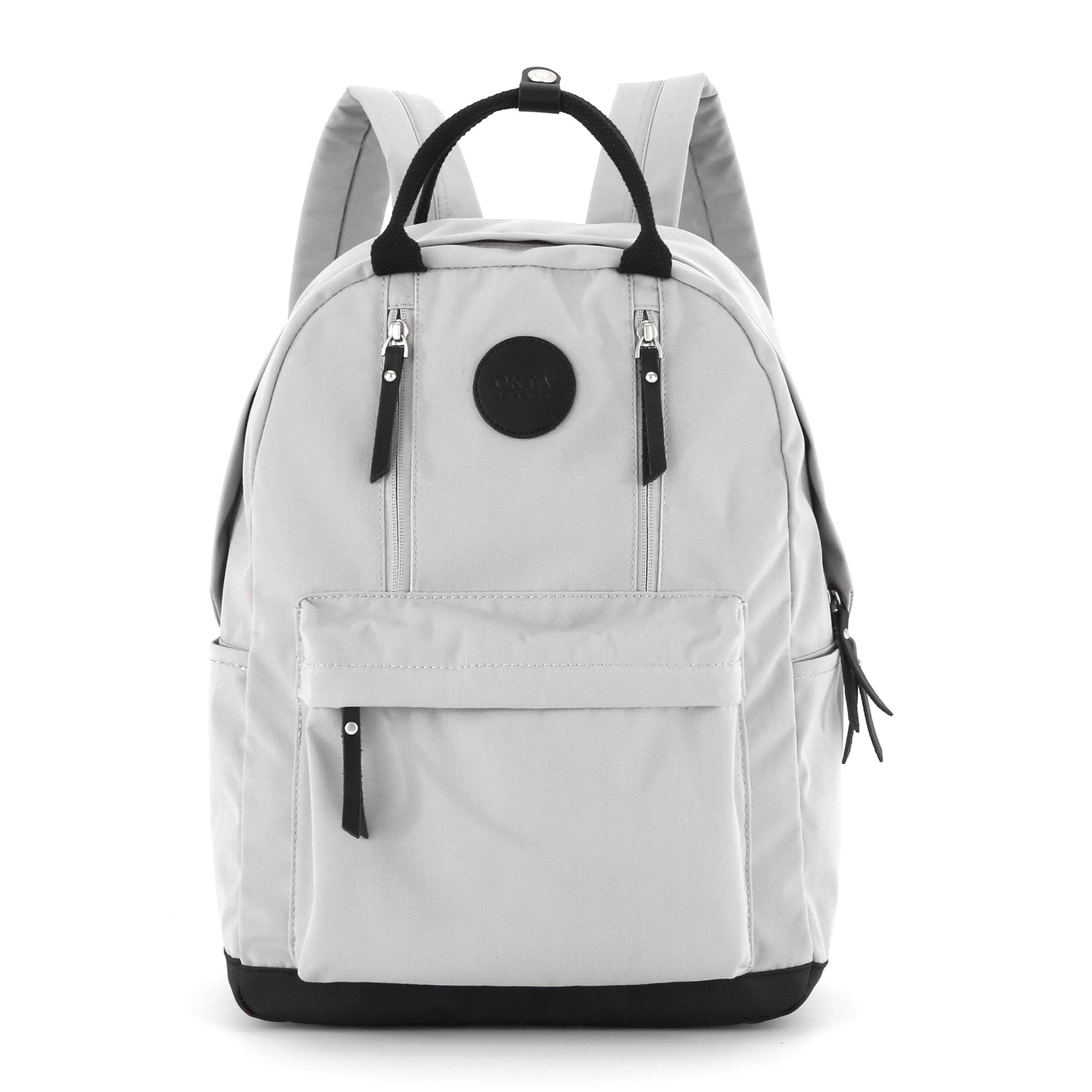 Scandi Look LAPTOP WATERPROOF BACKPACK: GREY