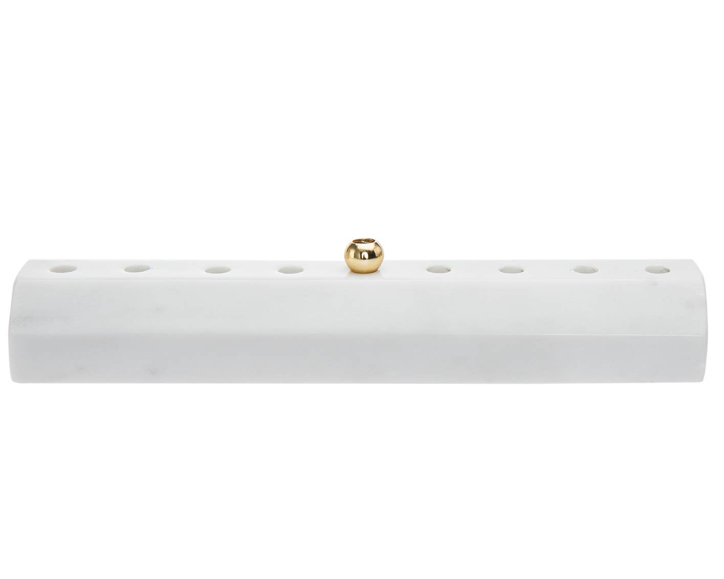 Faceted Marble Menorah