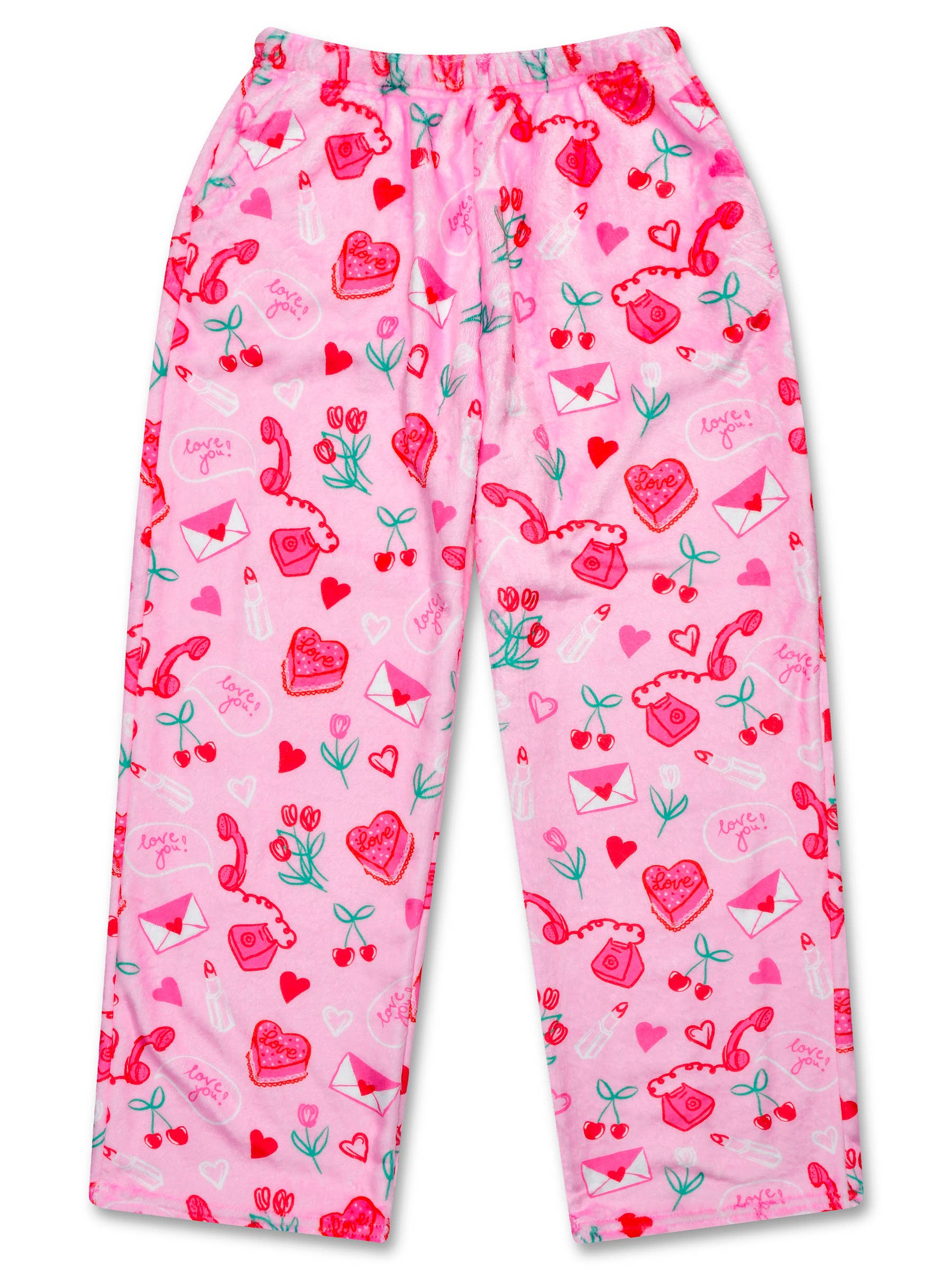 Love Doodles Plush Pants