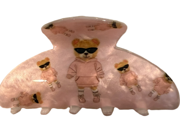 Adorable teddy bear clip