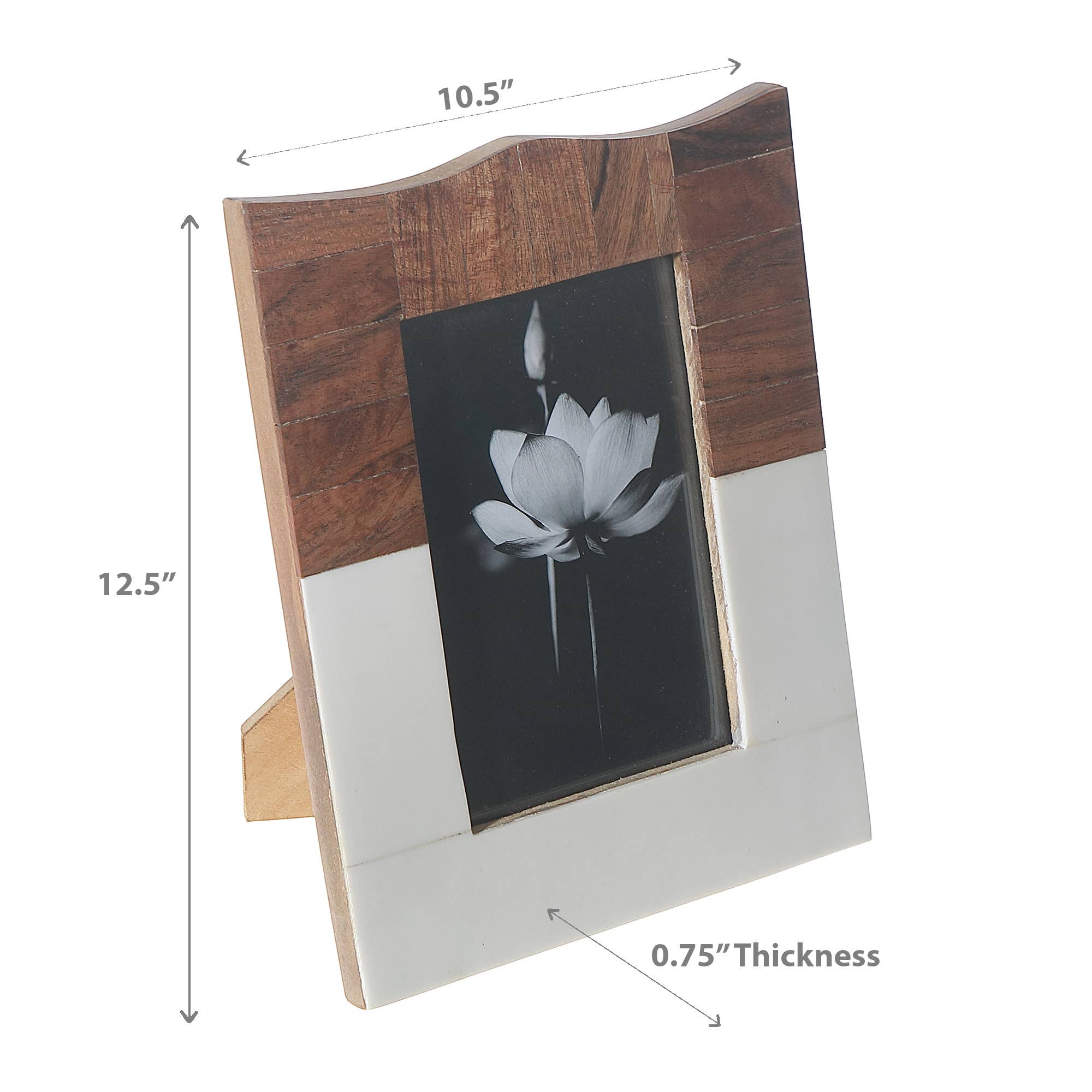 8X10"Wooden & Resin Inlay Photo Frame