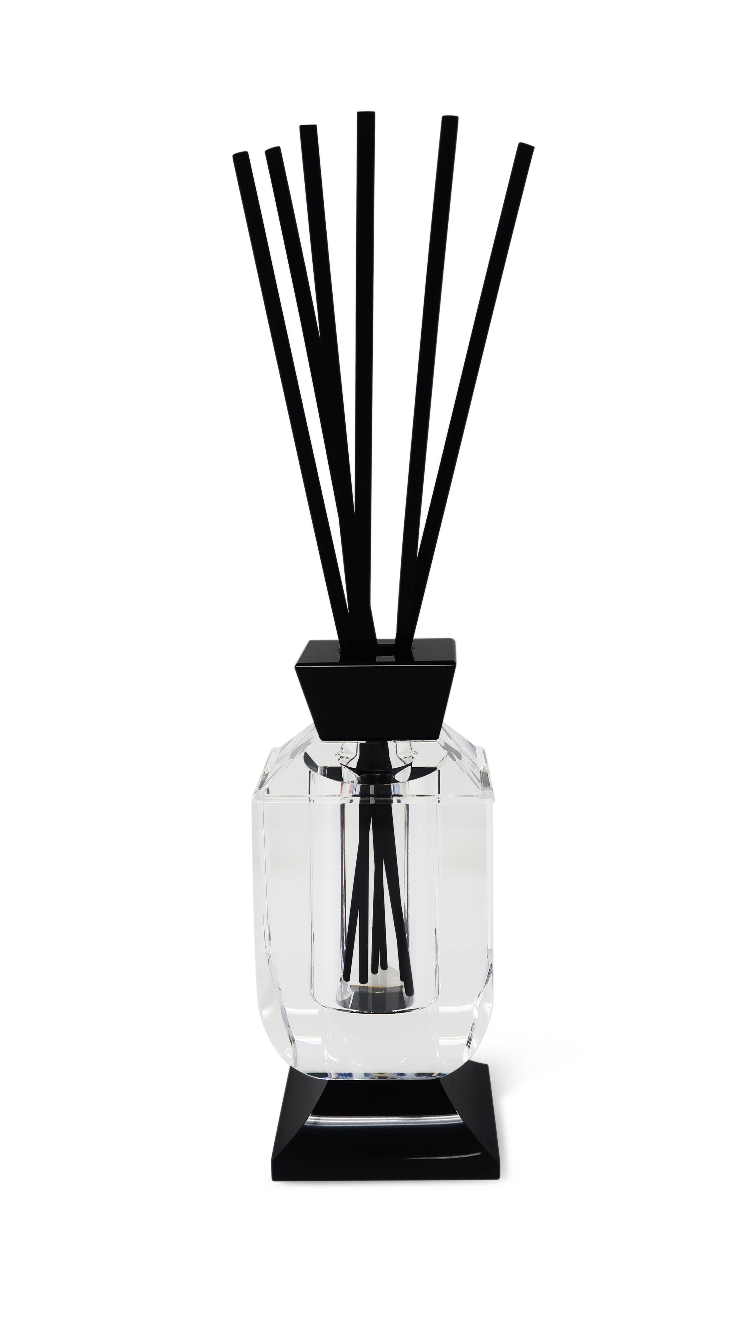 Crystal Diffuser with Black Accents, "Lily of the Valley"