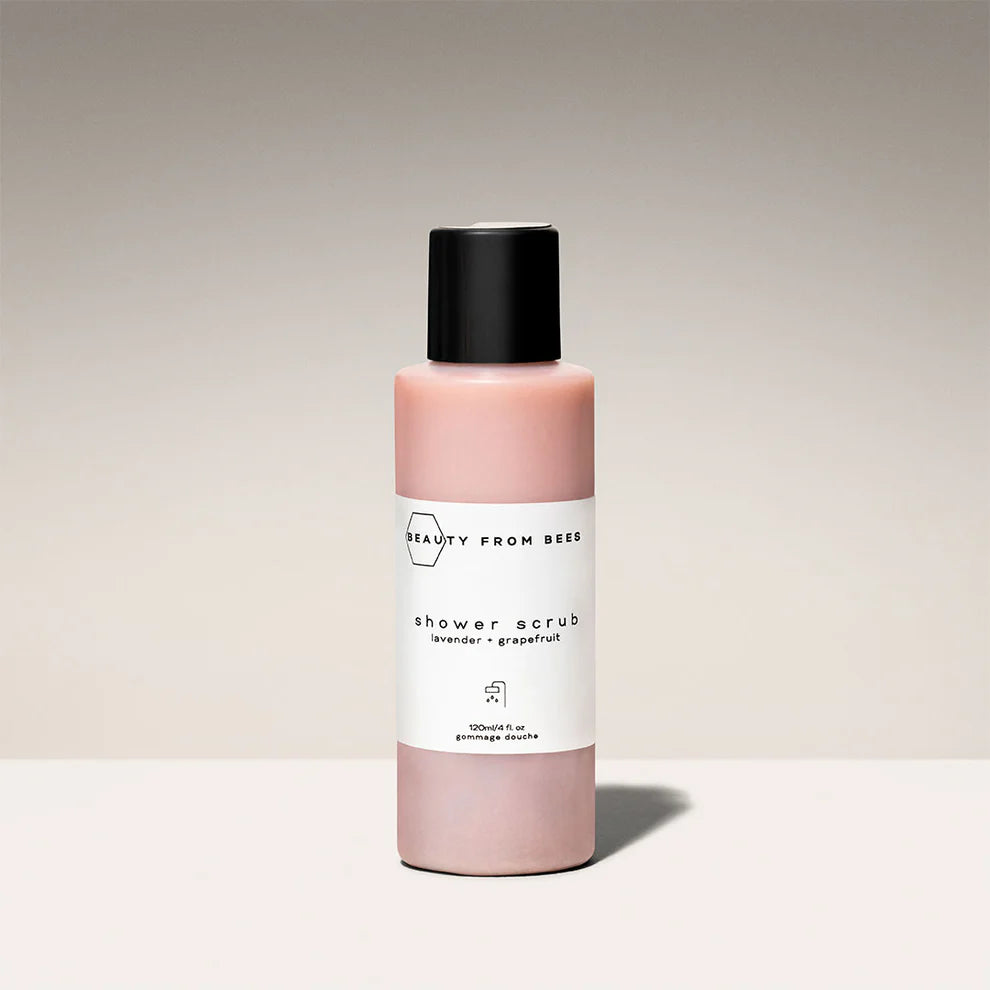 Beauty from bees- Shower Scrub: Lavender/Grapefruit