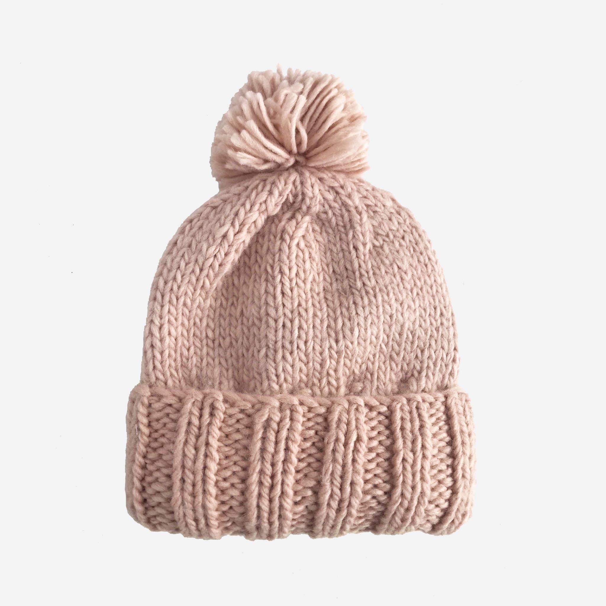 Classic Pom Hat - Blush