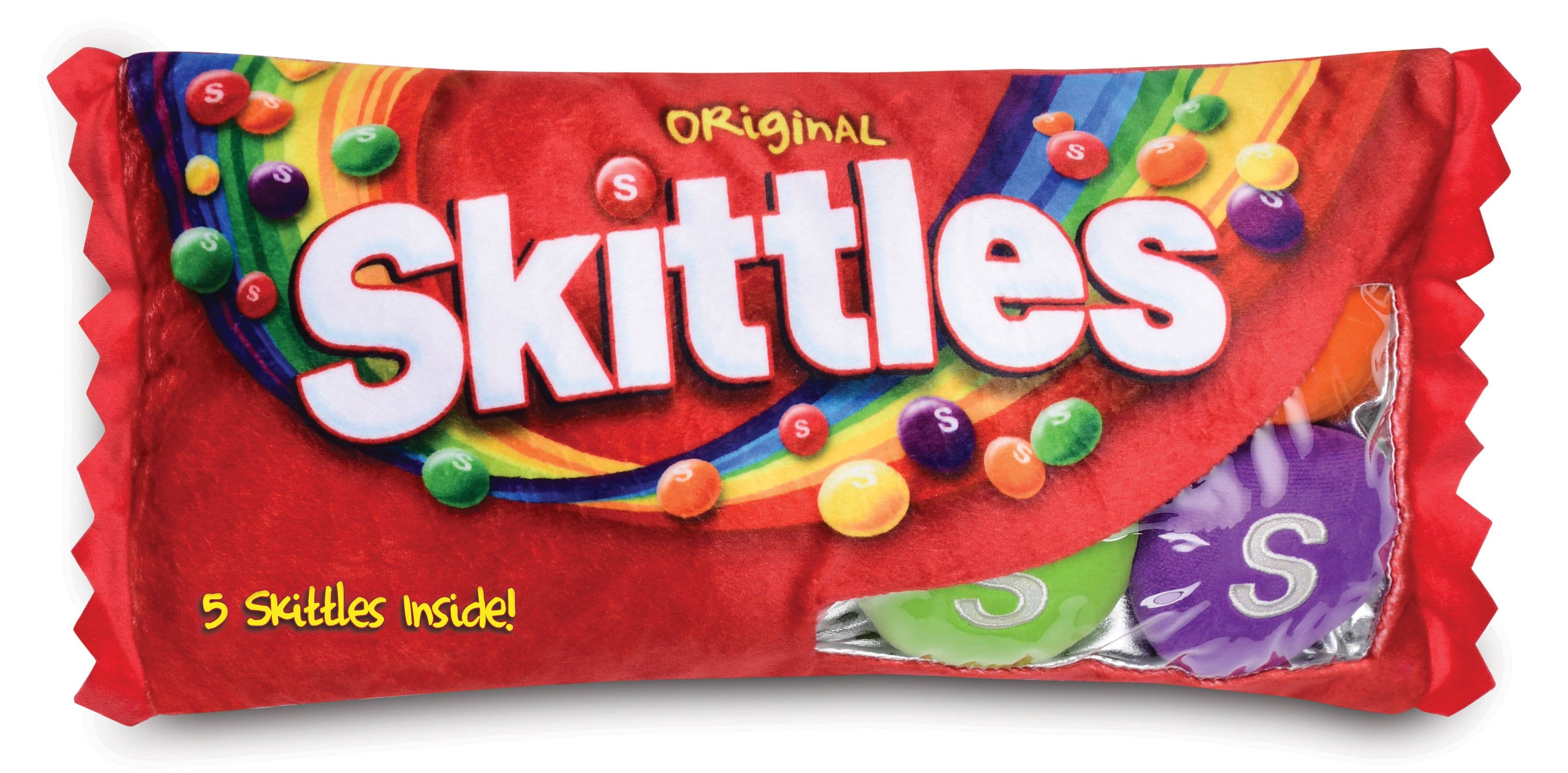 Emballage en peluche Skittles