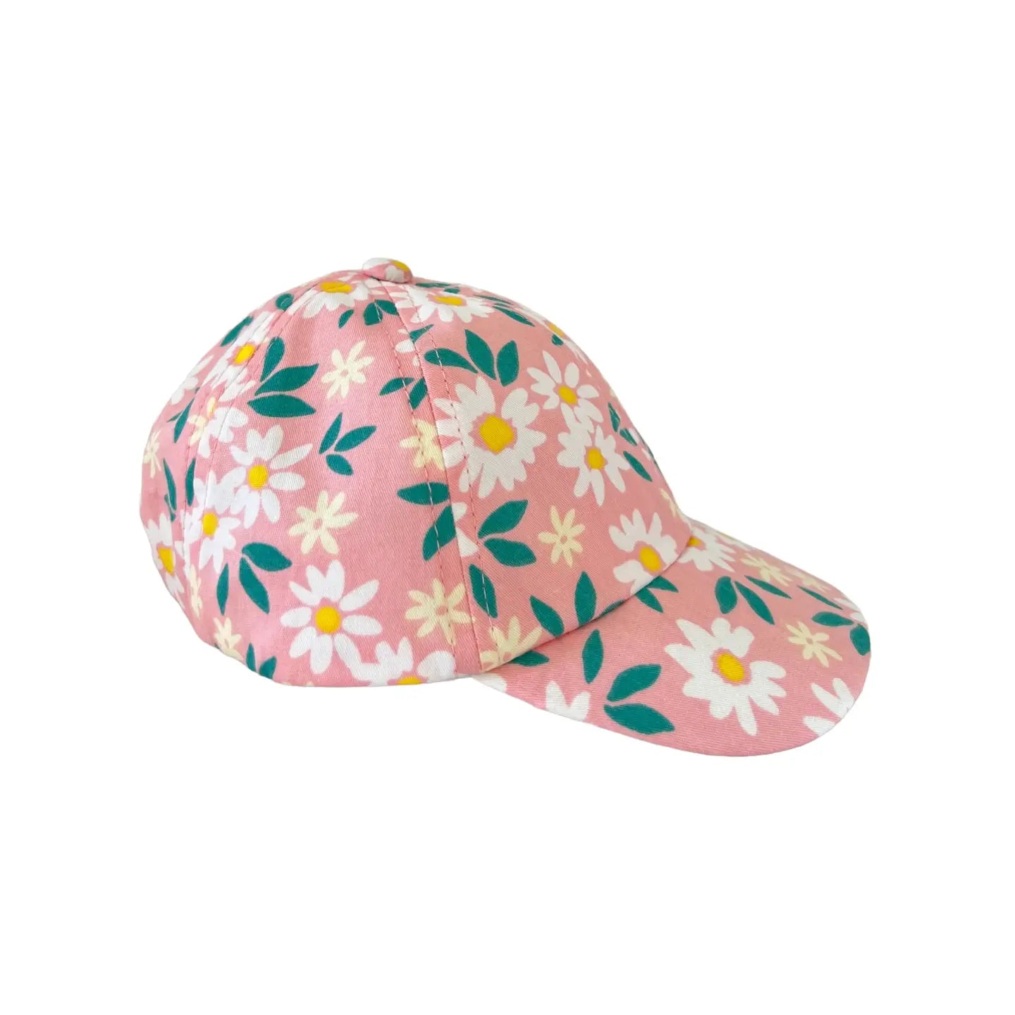 Casquette de baseball pour enfants, motif marguerite
