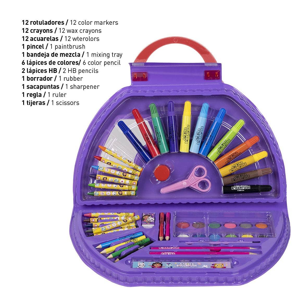 GABBY'S DOLLHOUSE 50-PIECE STATIONERY SET
