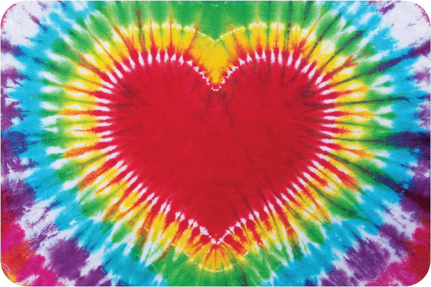 Heart Camp Floor Mat - Red