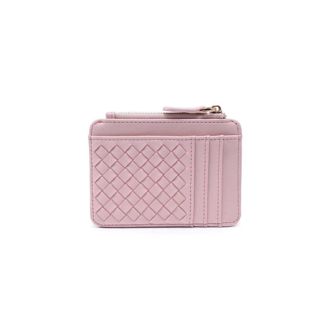 Woven Card Holder: Pink