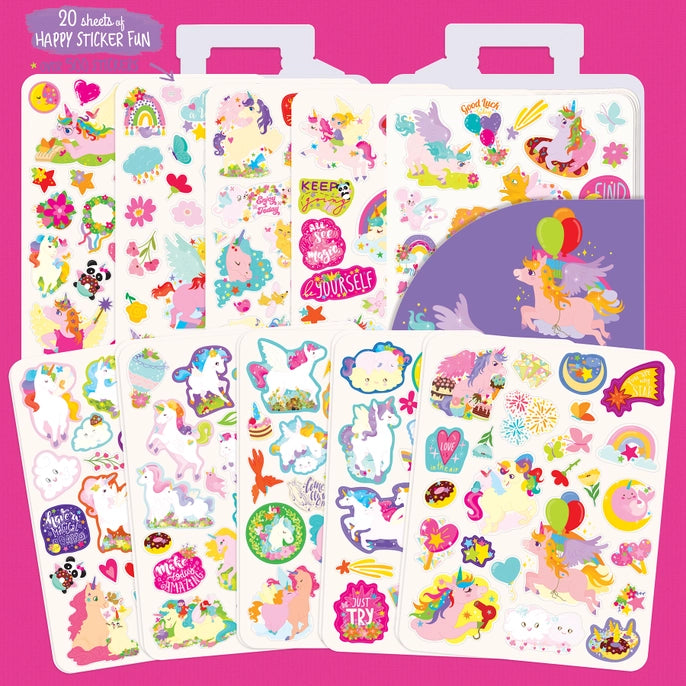 500+ Stickers On-The-Go Unicorn Squad