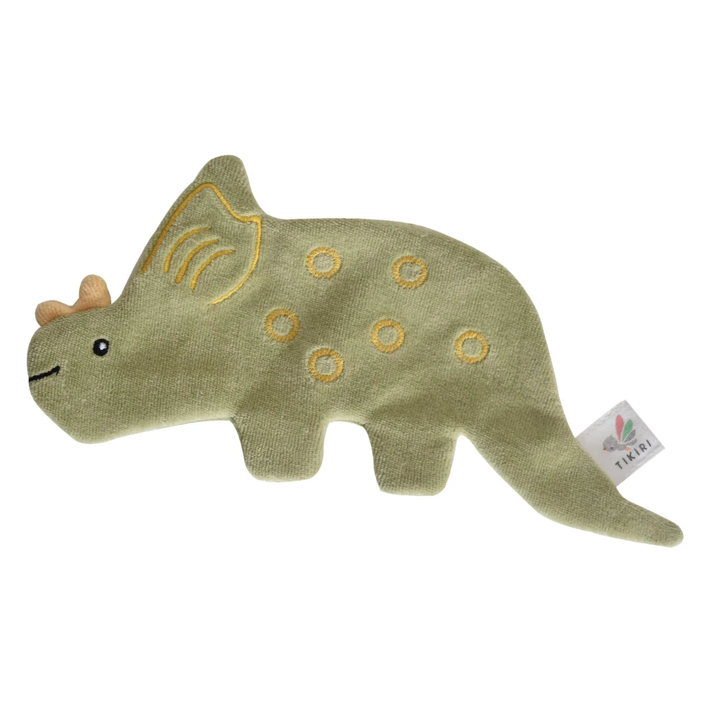 Organic Triceratops Crinkly Toy