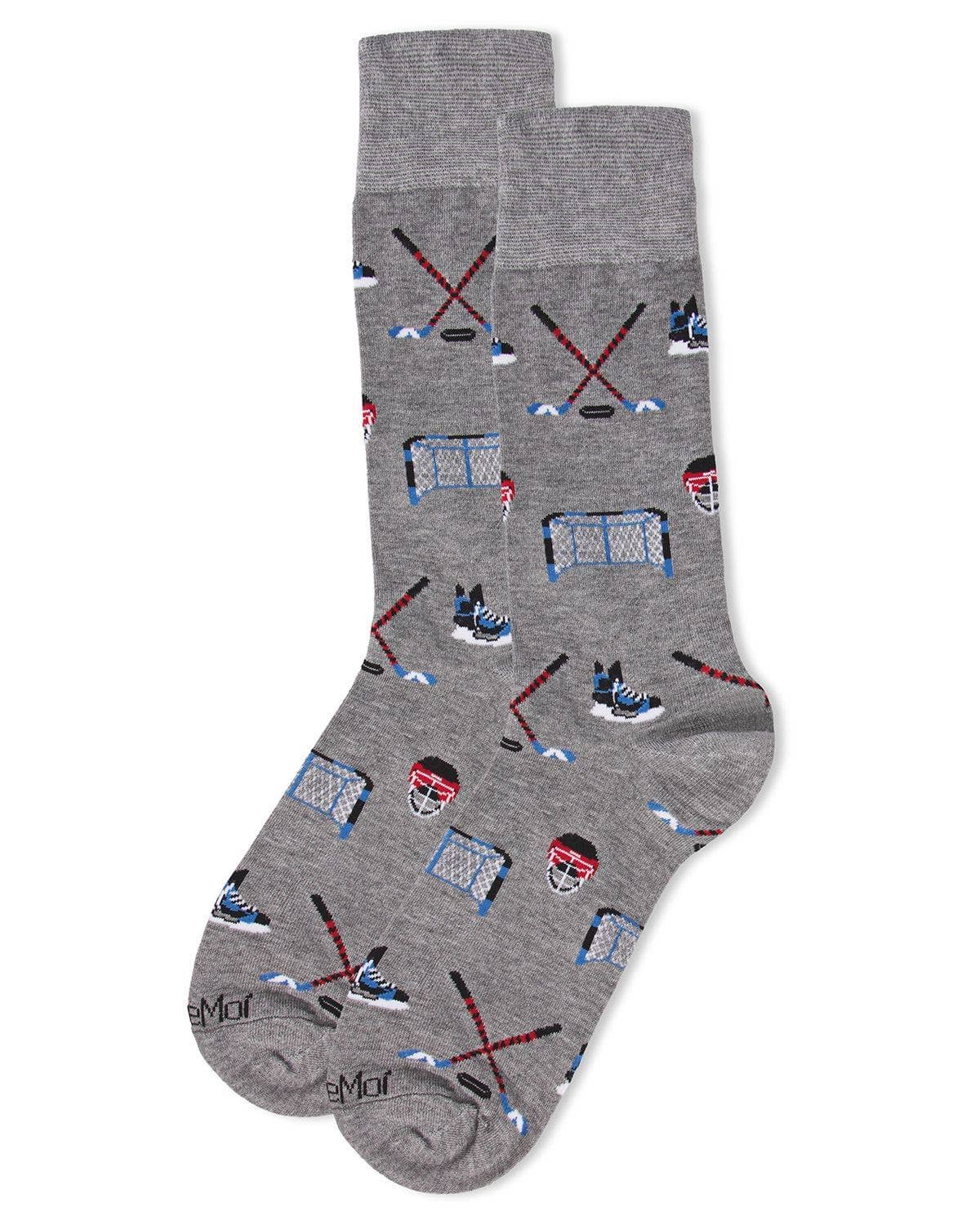 Hockey Lover Bamboo Men's Crew Socks