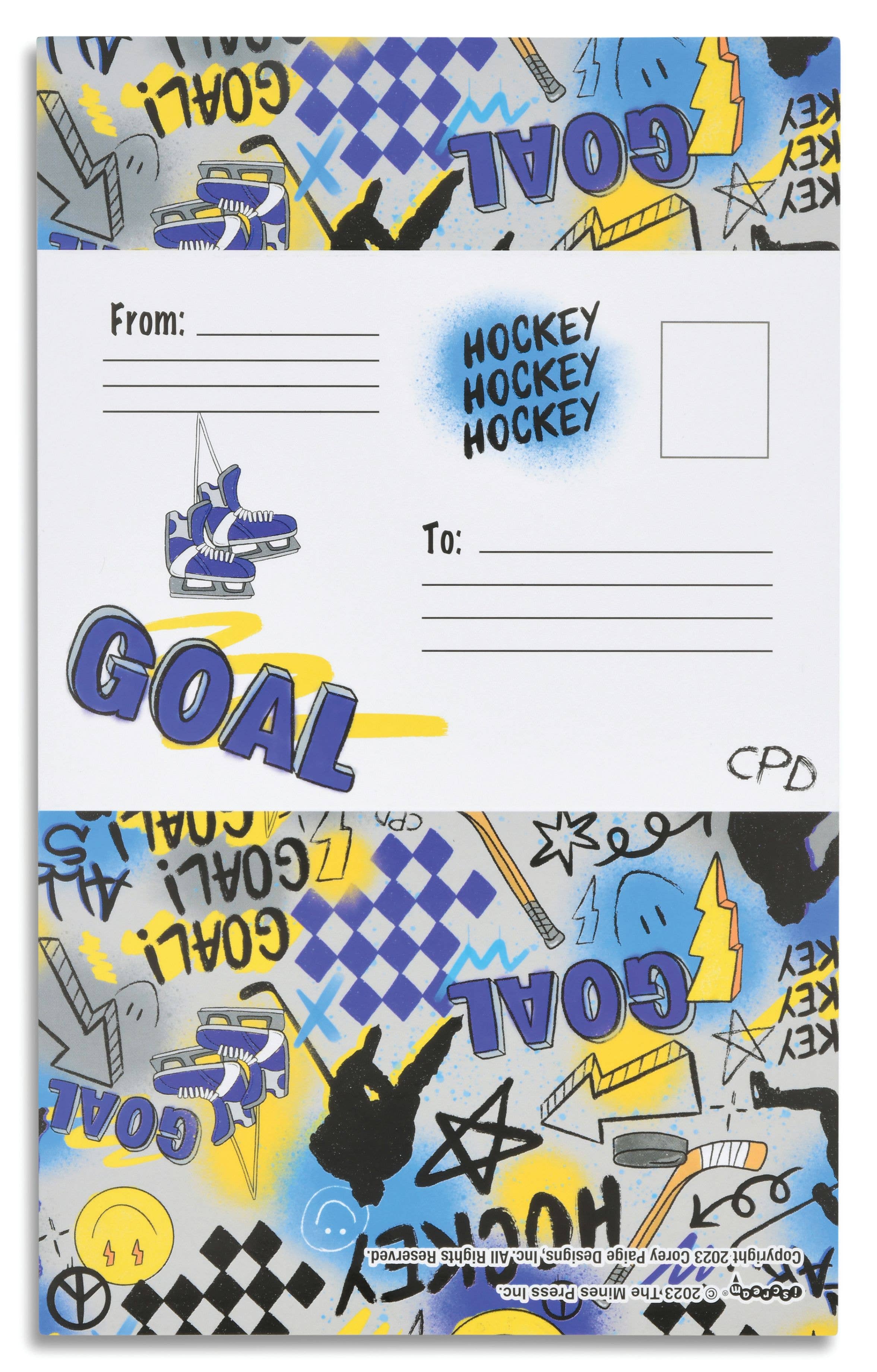 HOCKEY FOLDOVER CARDS