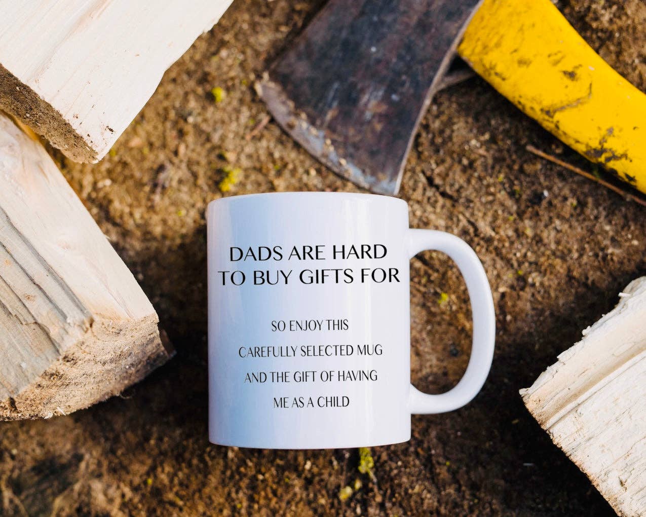 Dads are hard to buy gifts for mug