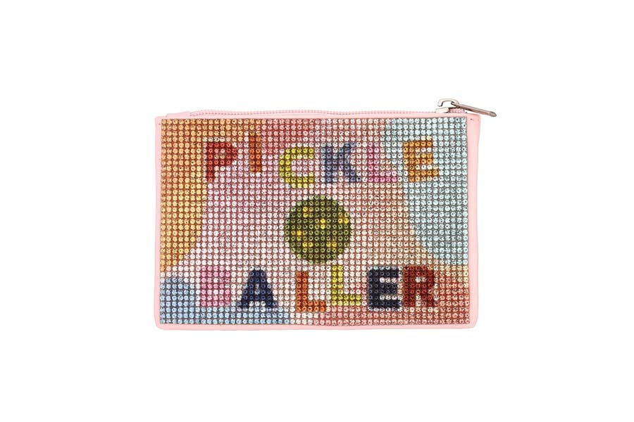 Ladies Pickle Baller Themed Coin Purse