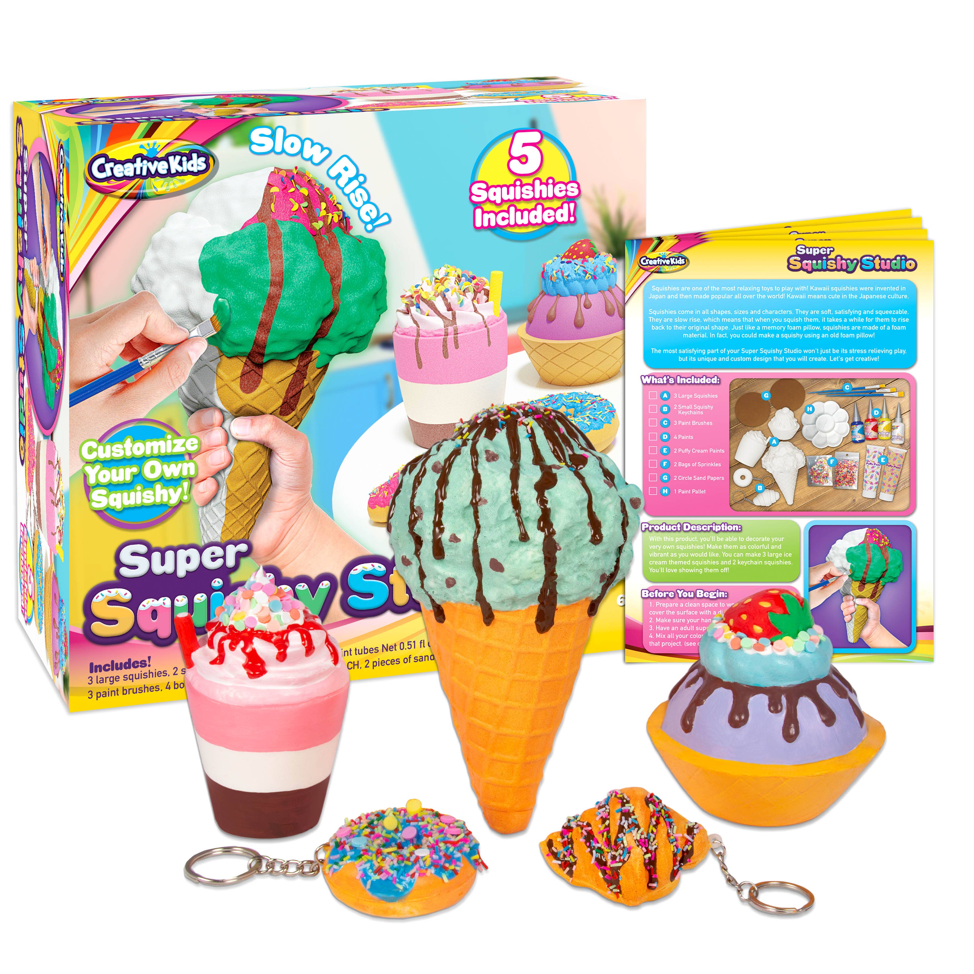 Super Squishy Studio – DIY Paint Your Own Squishy Kit
