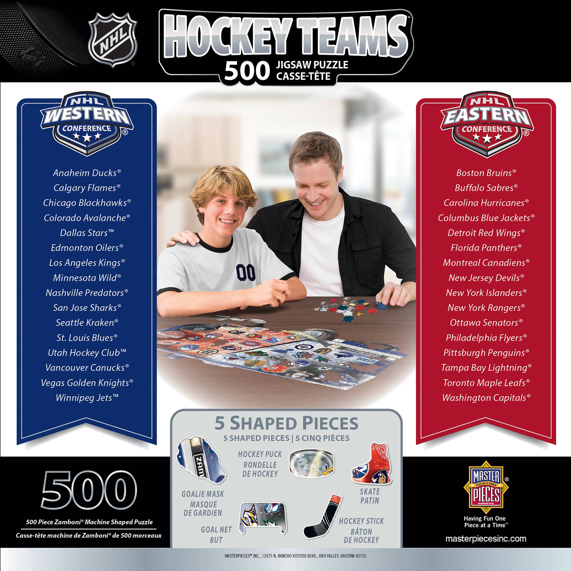 NHL - Zamboni 500 Piece Shaped Puzzle