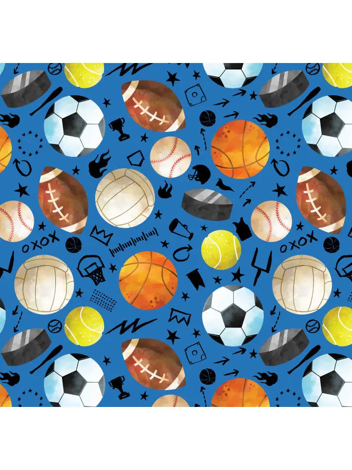 Plush Pants Blue Sports