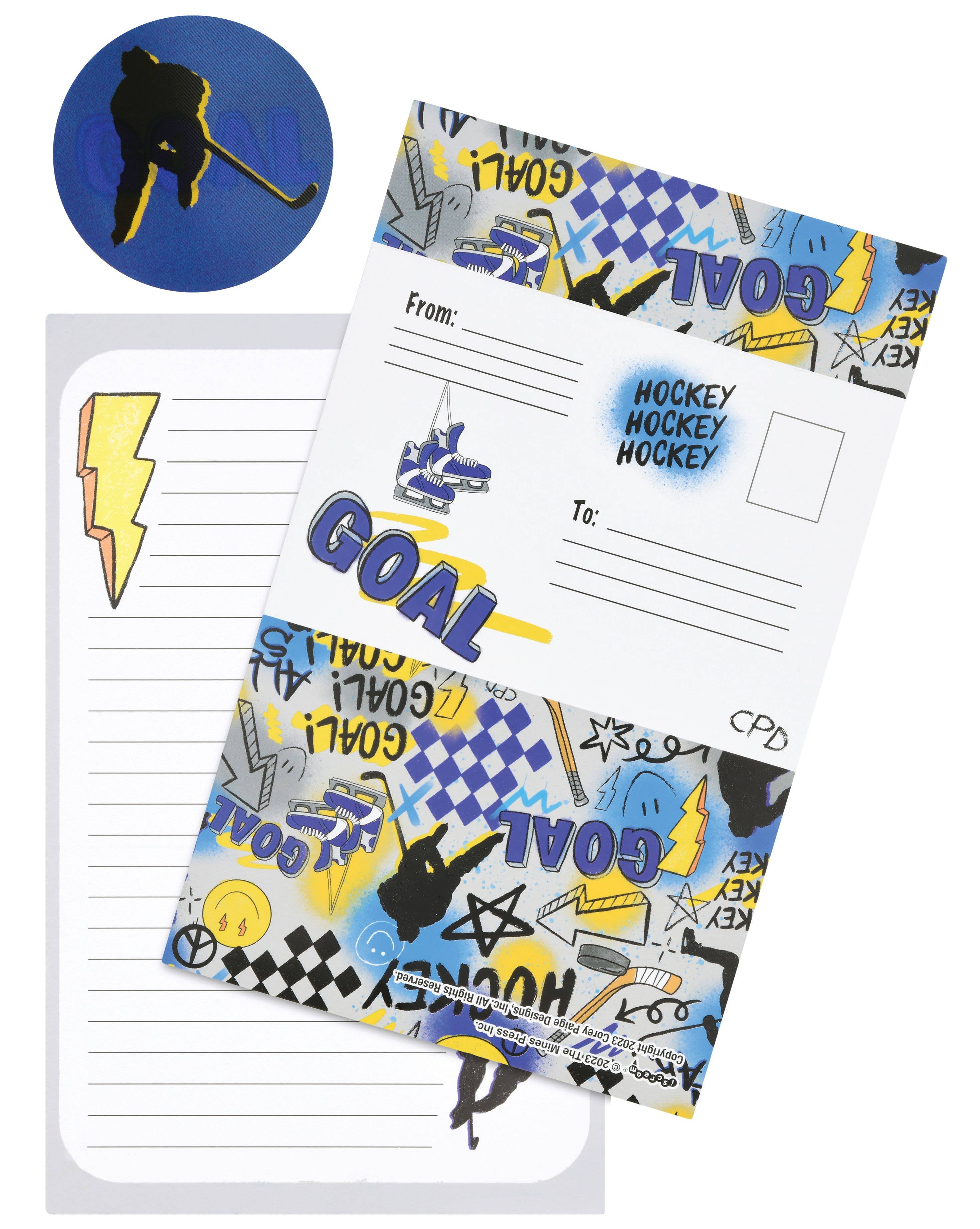 HOCKEY FOLDOVER CARDS