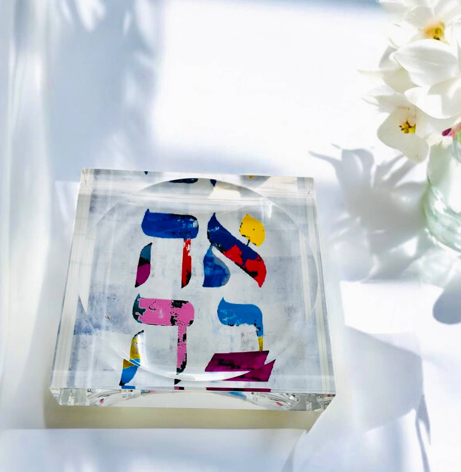 Ahava Love Acrylic Candy Dish Catchall Tray