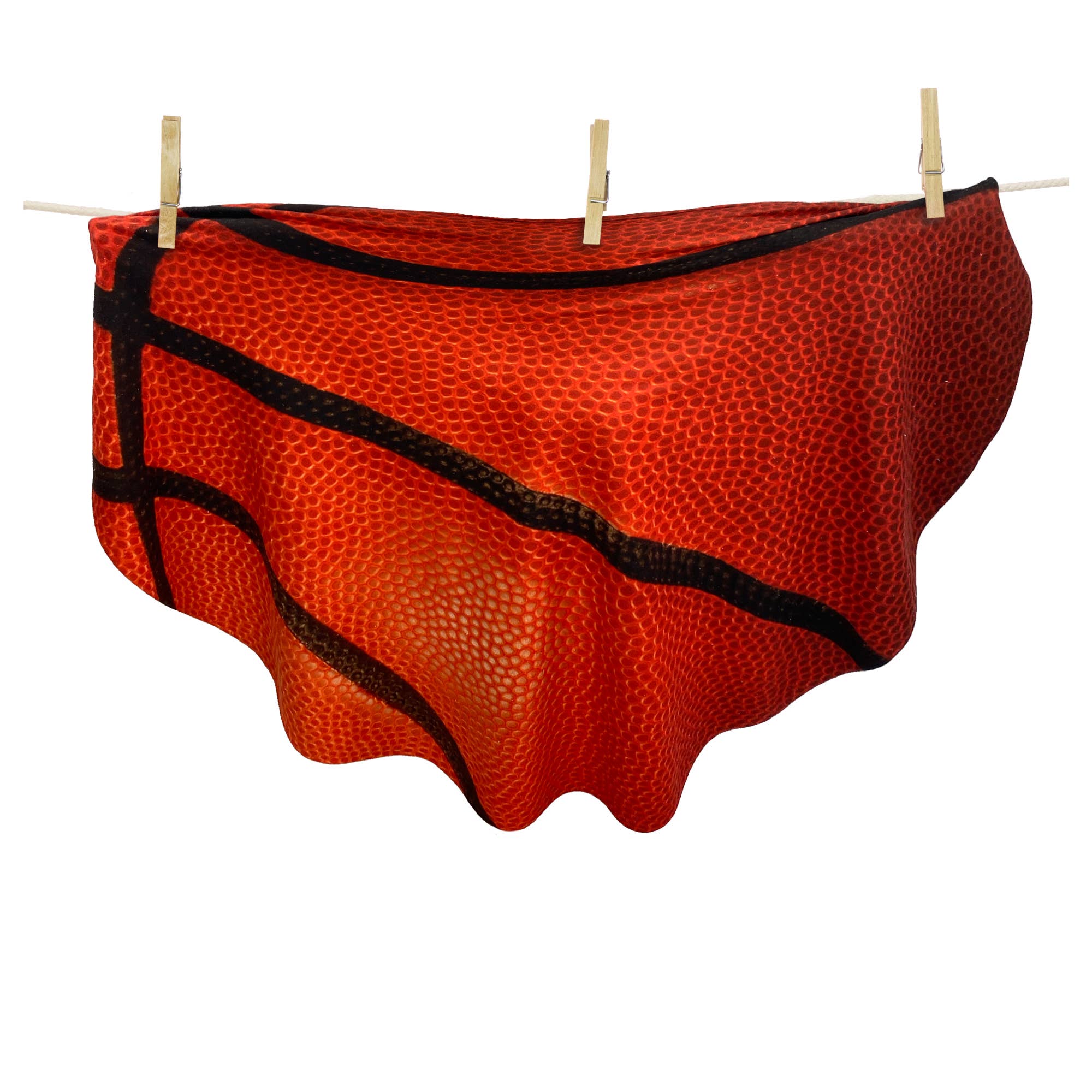 Serviette pour enfants en forme de ballon de basket