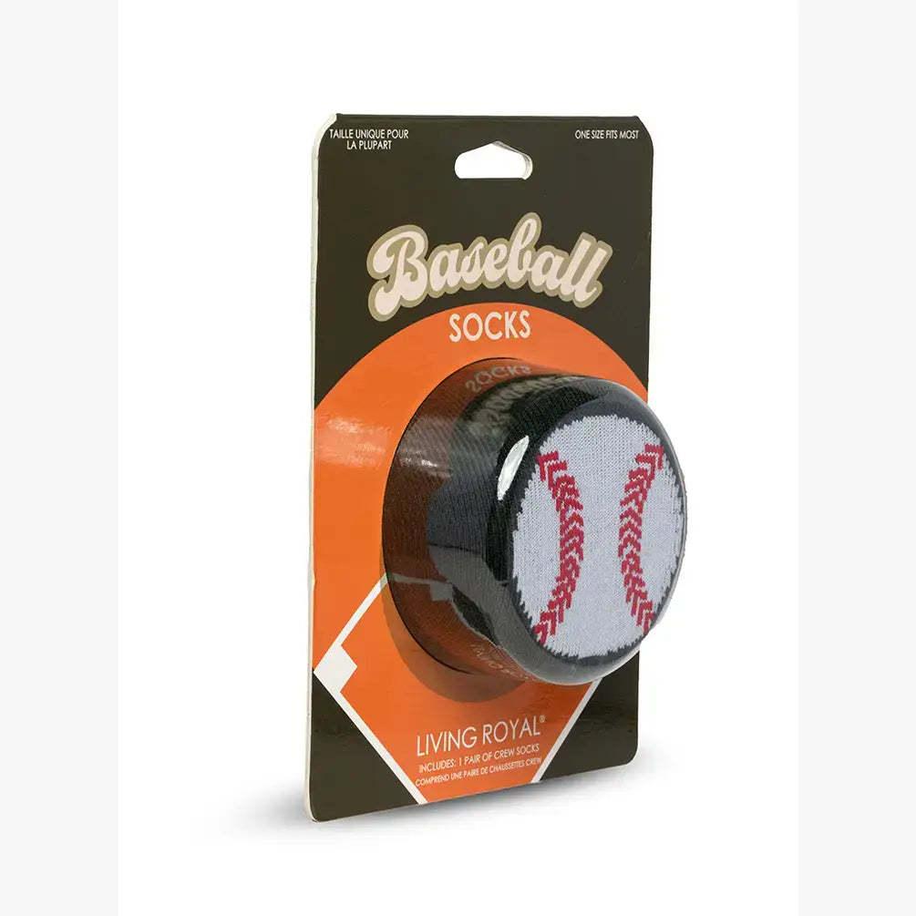 Chaussettes mi-mollet emballées en 3D - Baseball - Vert forêt