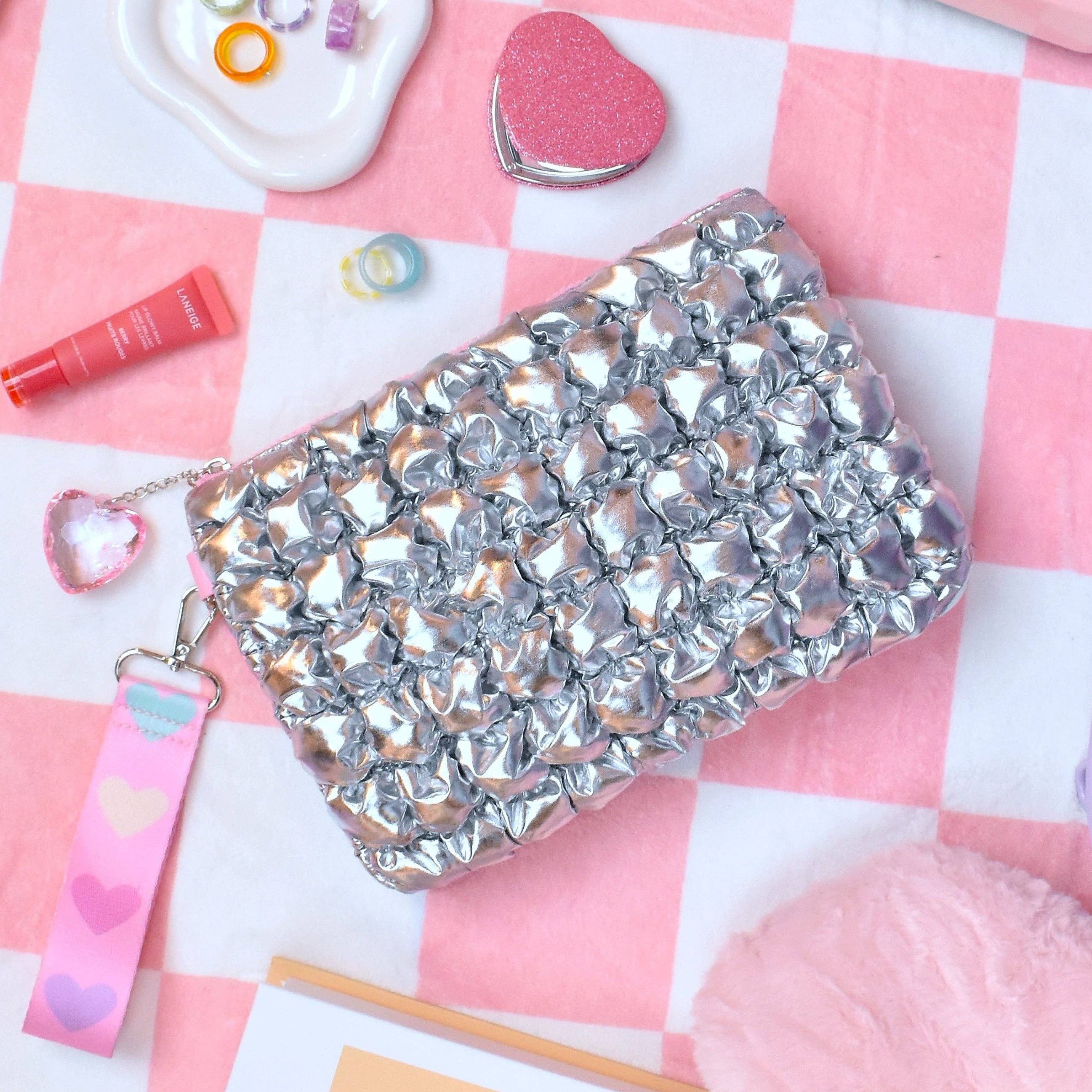 Bracelet matelassé en argent