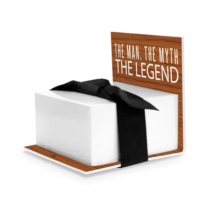 Sticky Note Stand - Man Myth Legend