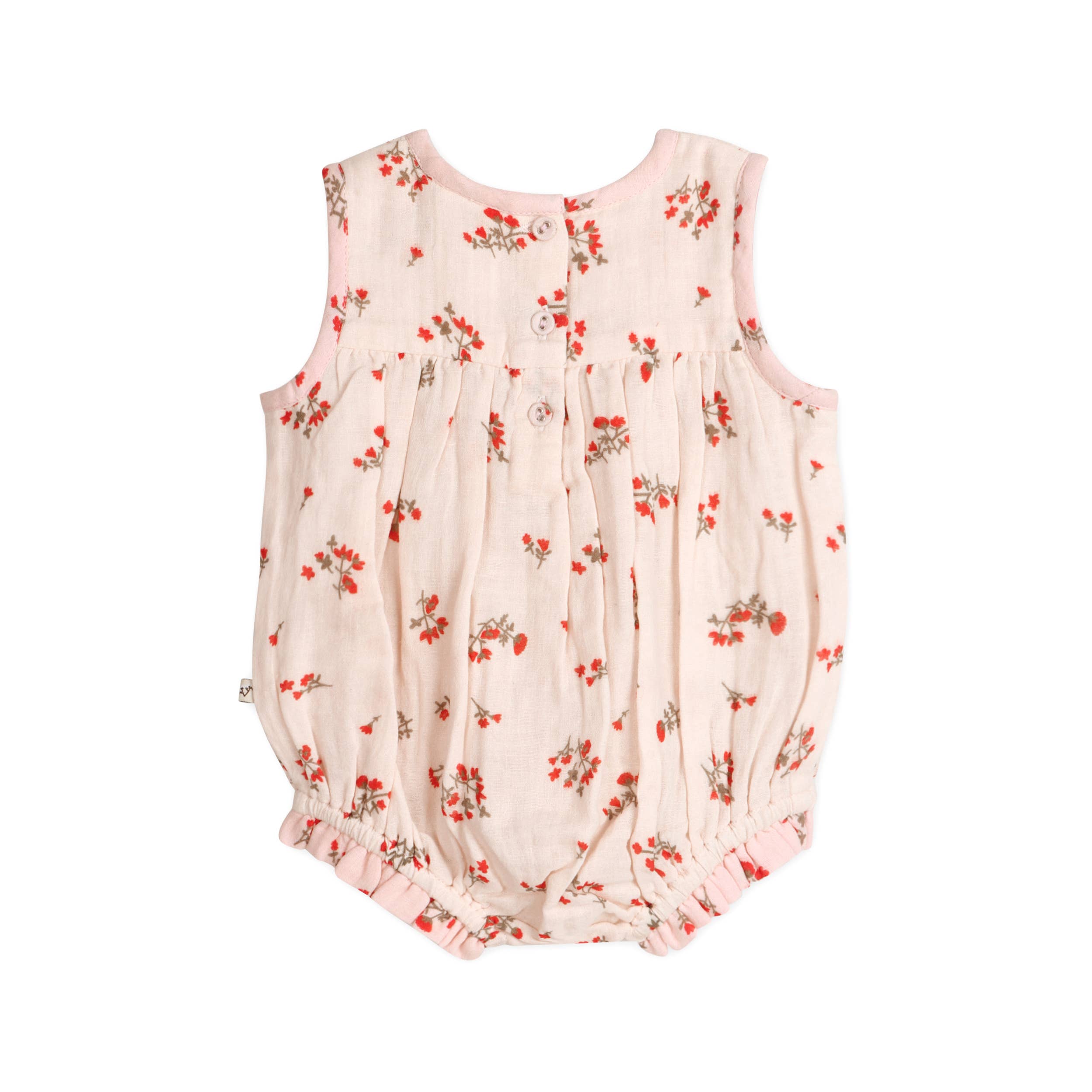 Floral Baby Romper + Headband (Organic)