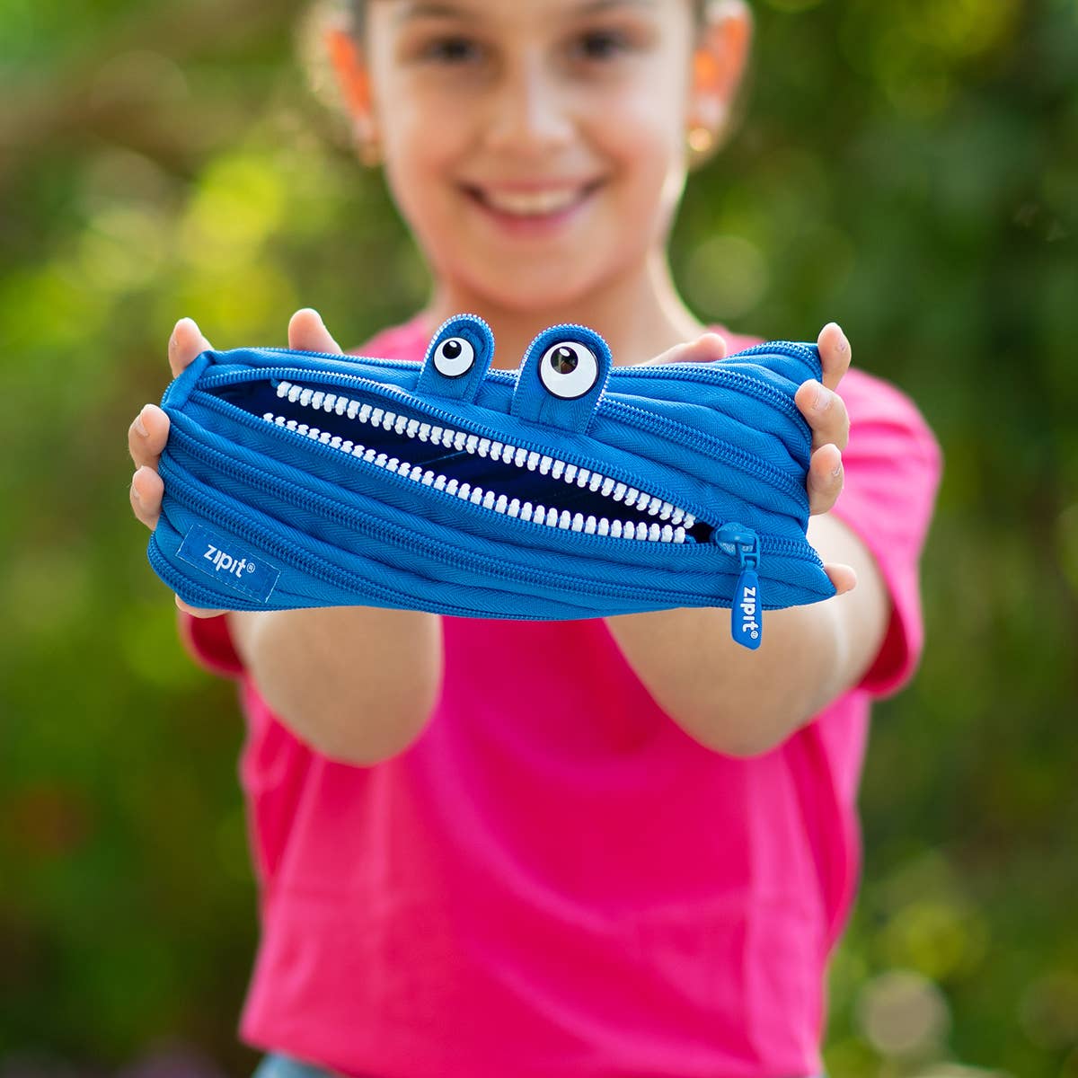 ZIPIT Monster Pencil Case - Blue
