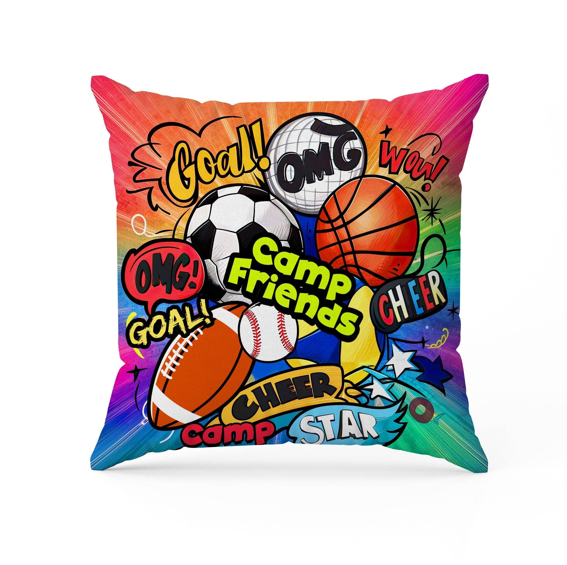 Autograph Pillow - Camp Friends Sports