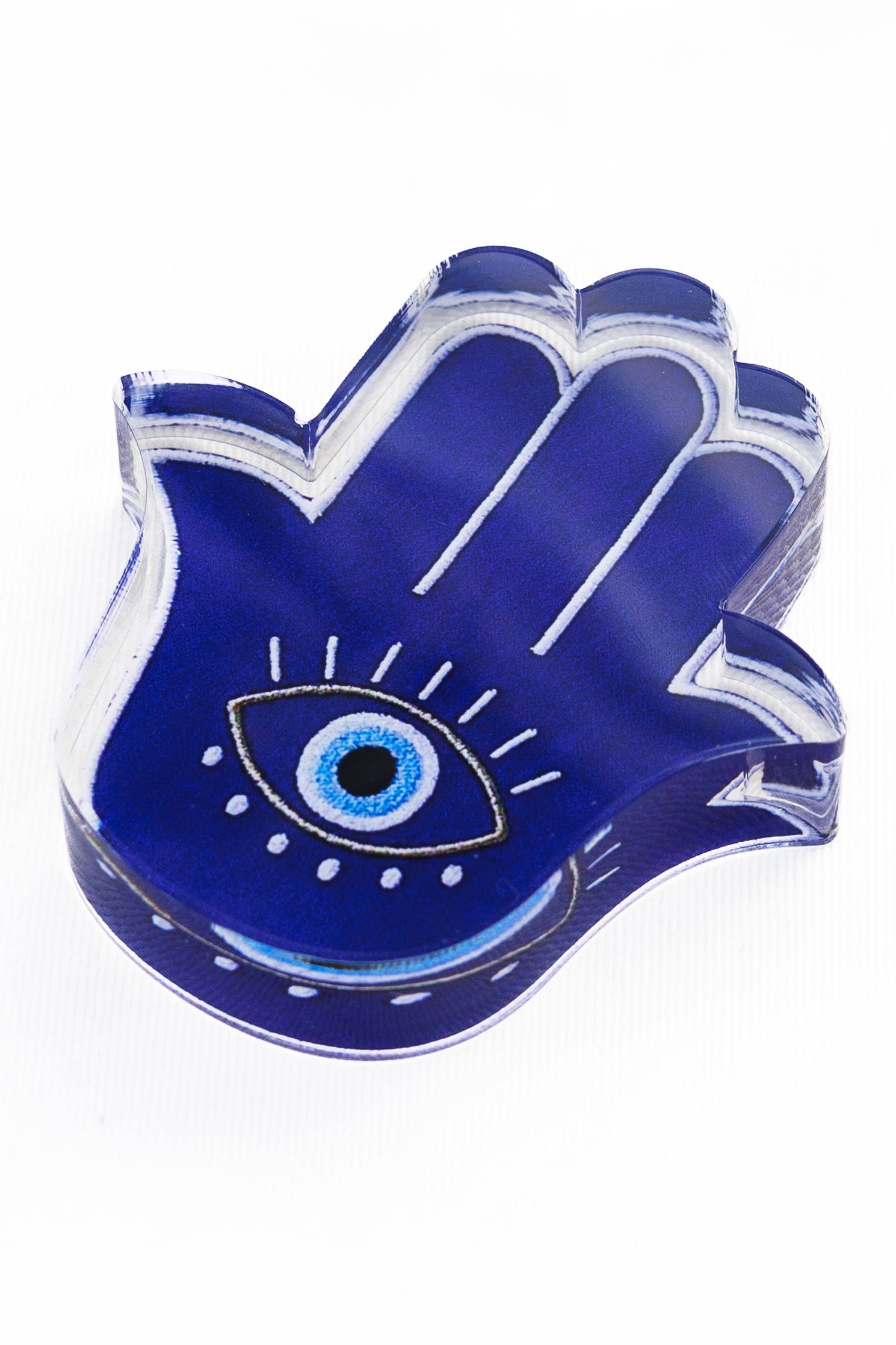 Acrylic Decor, blue Hamsa