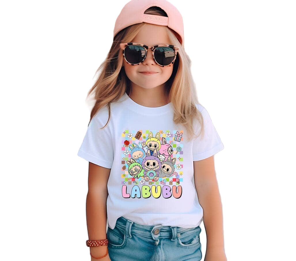 LABUBU short-sleeved cotton T-shirt