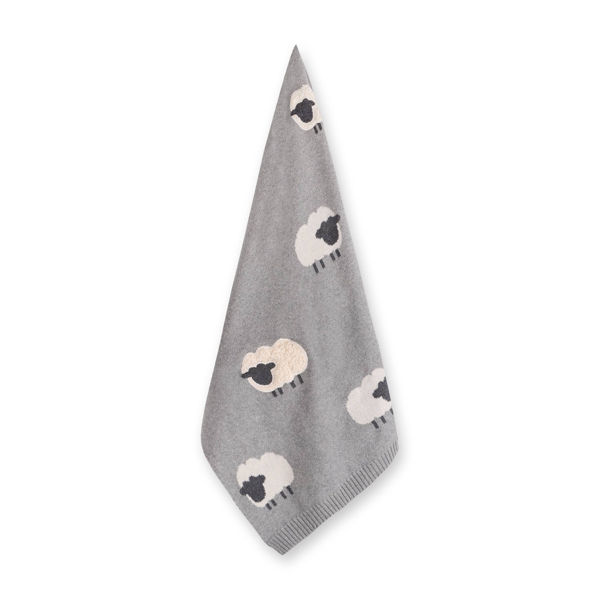 Personalized Wooly Sheep 3D Organic Cotton Baby Blanket