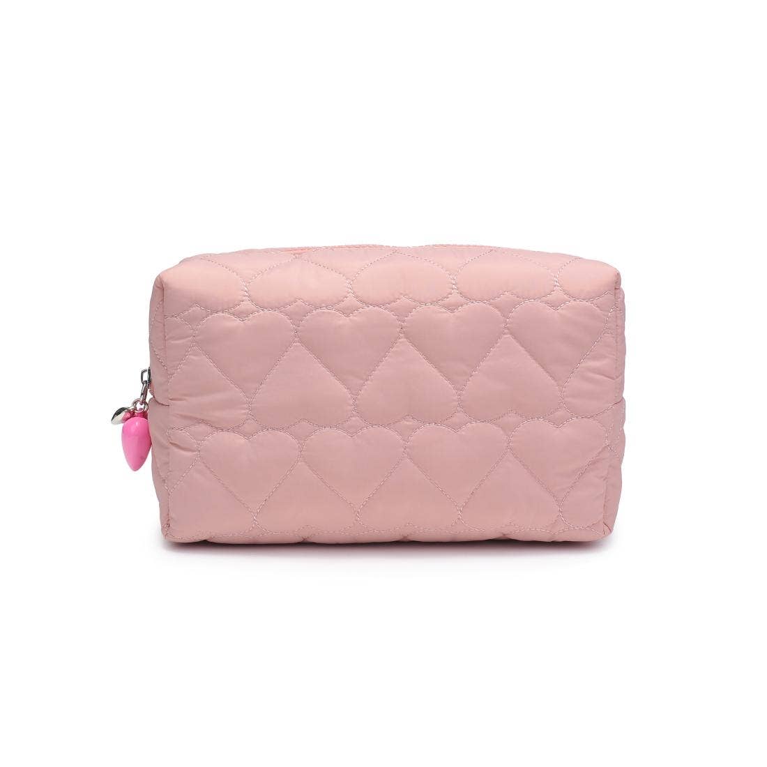 Pull My Heart Cosmetic Pouch - Pink