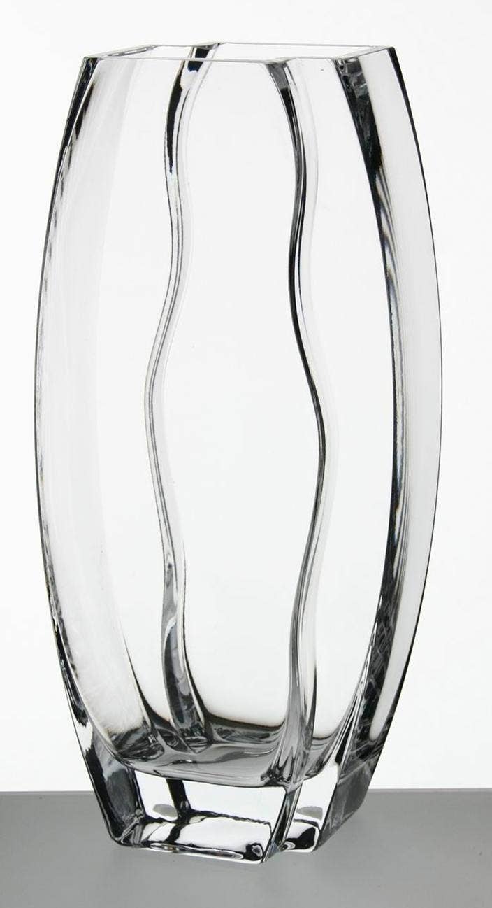 Vase ovale à coins coupés