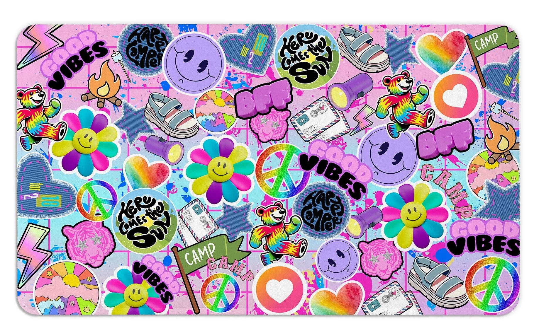 Camp Floor Mat - “BFF”